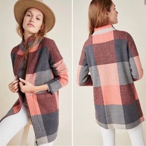 Anthropologie Field Flowers Felicity Sweater Coat